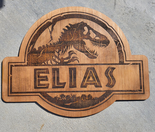 Dinosaur Room Sign - Personalized with any name