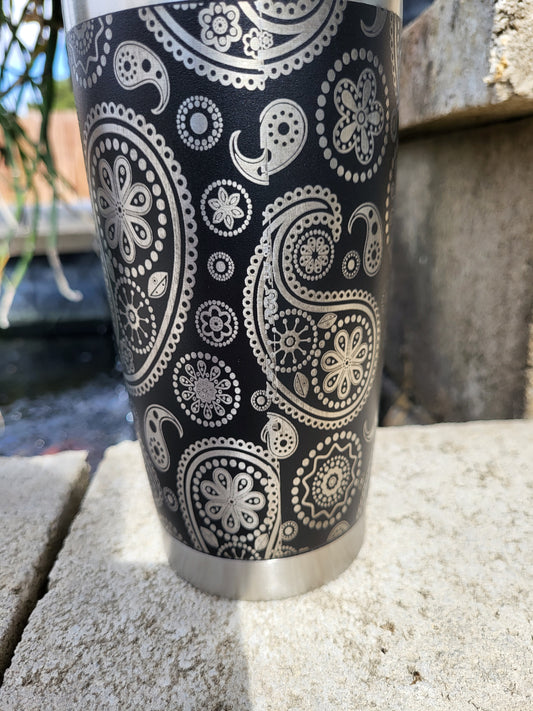 20oz Insulated Tumbler - Paisley