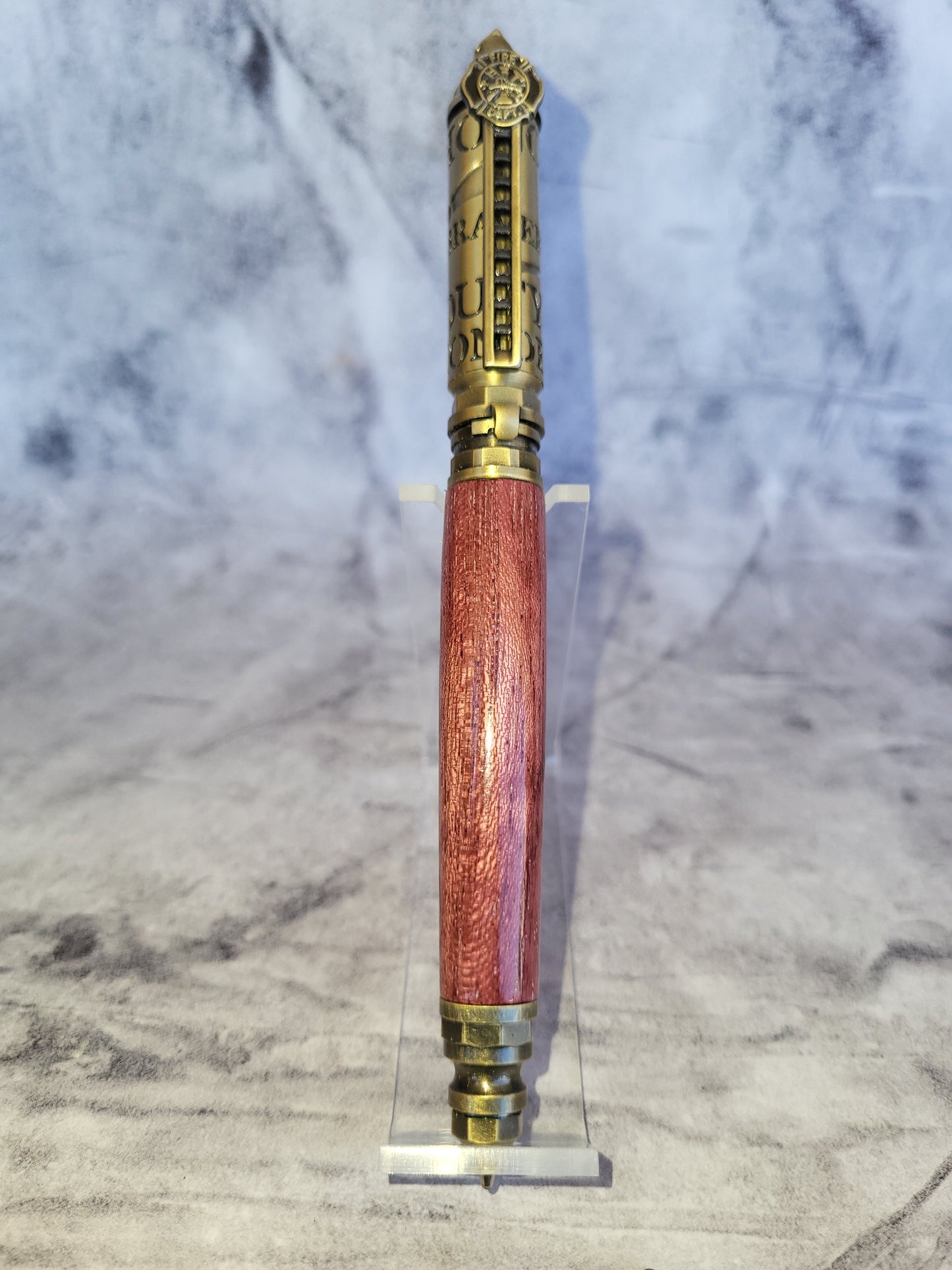 Handmade Firefighter Pen