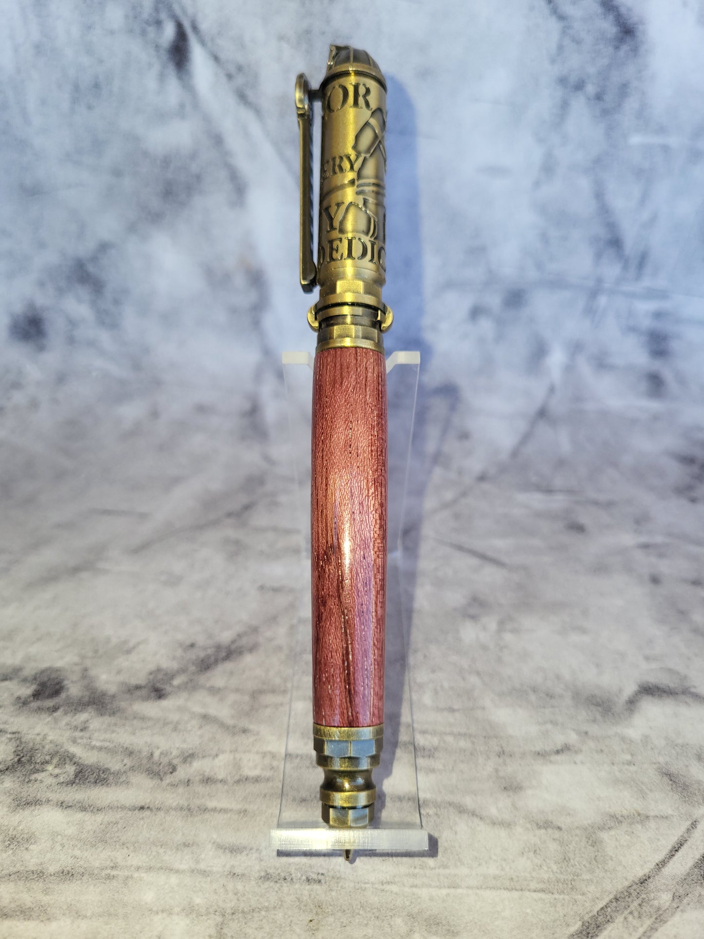 Handmade Firefighter Pen