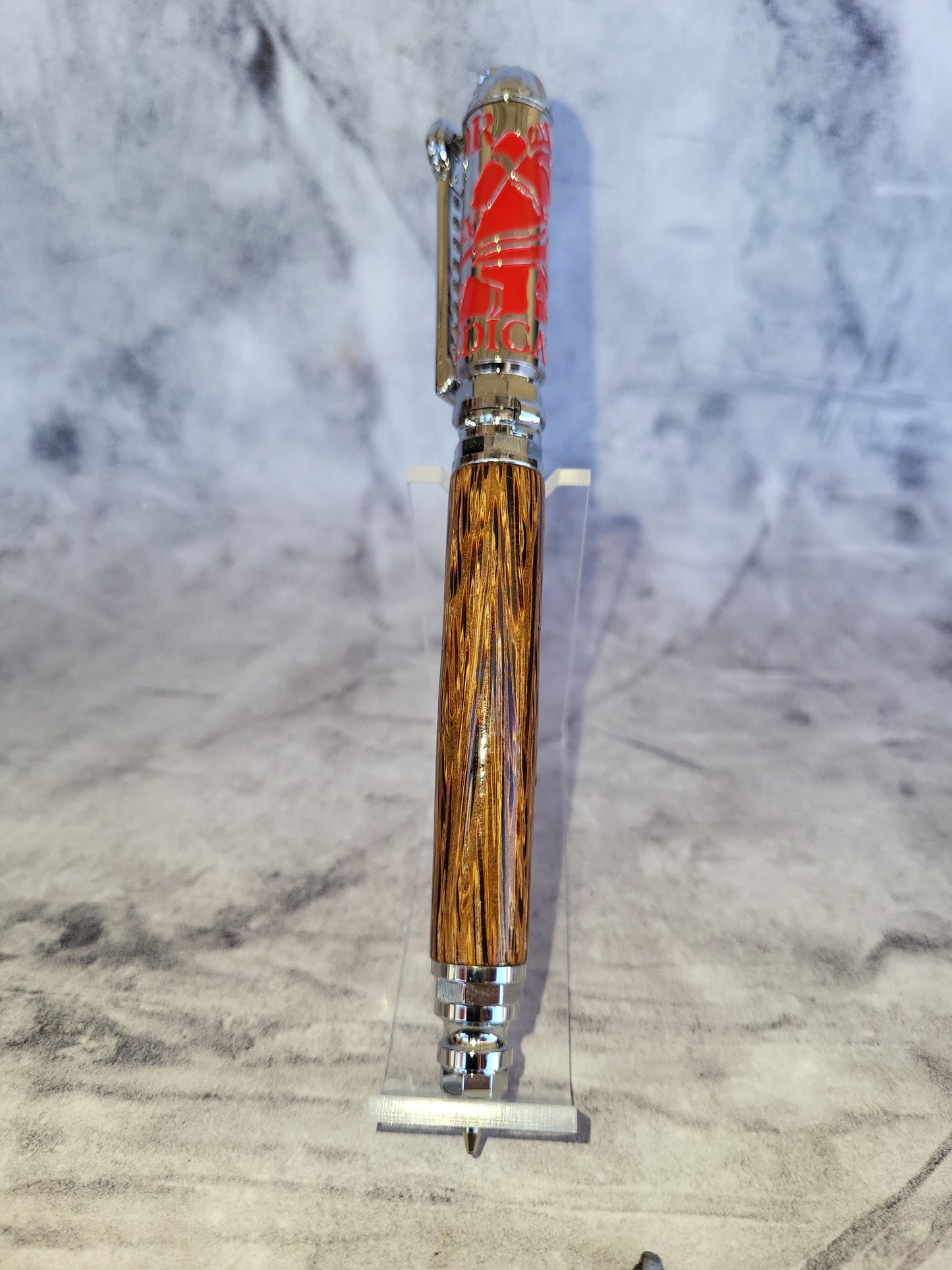 Handmade Firefighter Pen