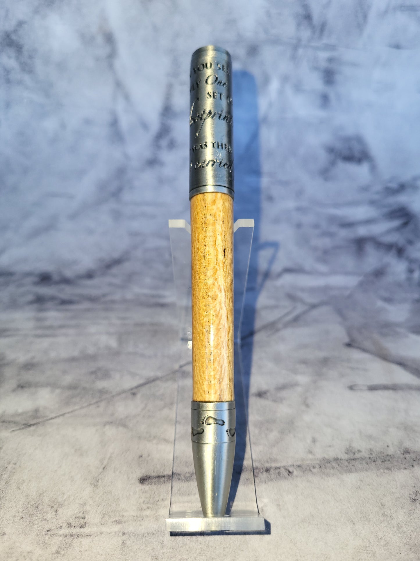 Handmade Footprints in the Sand Pen