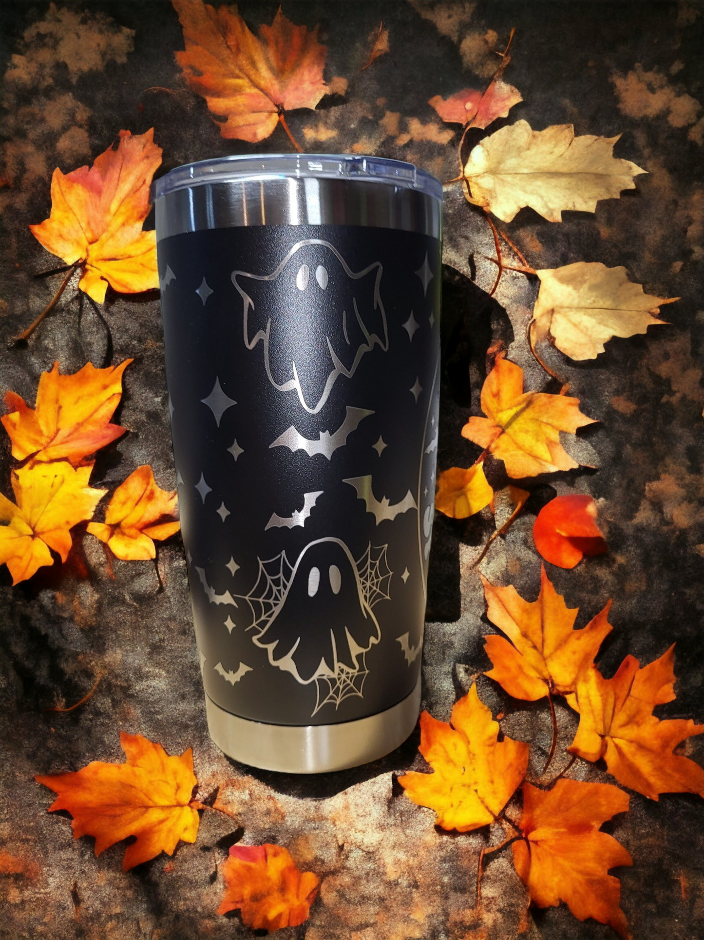 20oz Tumbler - Talk Spooky to Me Halloween Themed